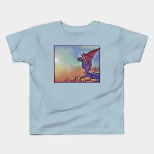 Sand Bat in the Desert Kids T-Shirt